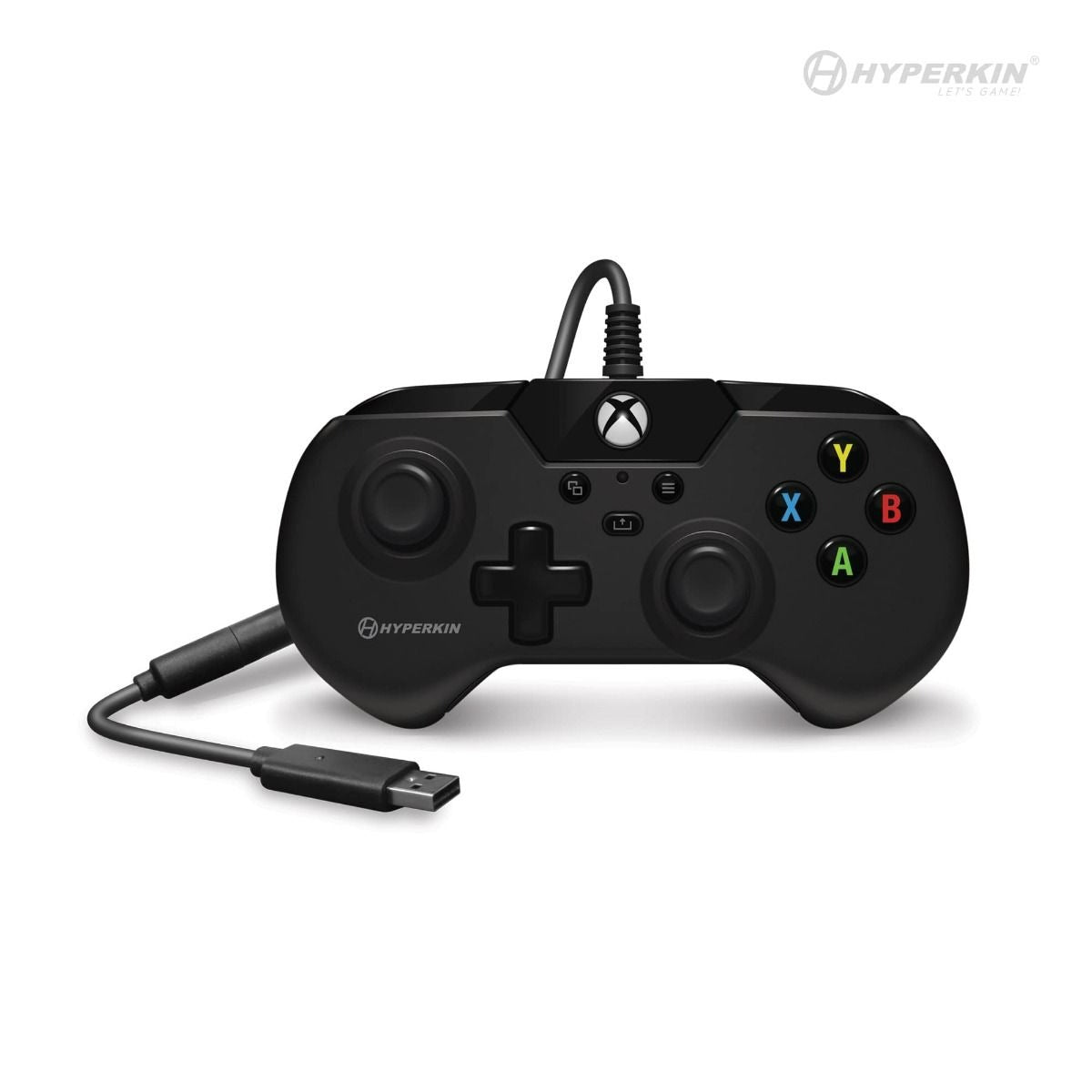 X91 retro style wired controller gamepad for Microsoft Xbox Series X/ Xbox Series S/ Xbox One/ Windows 10/11 PC - Black | Hyperkin