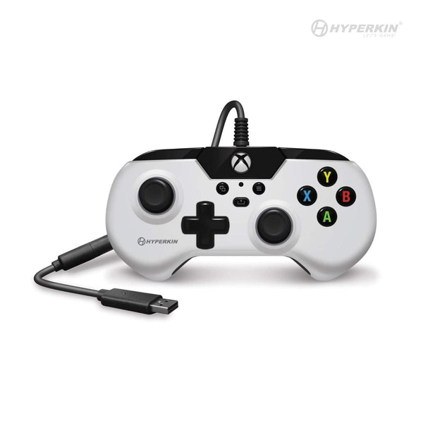 X91 retro style wired controller gamepad for Microsoft Xbox Series X/ Xbox Series S/ Xbox One/ Windows 10/11 PC - White | Hyperkin