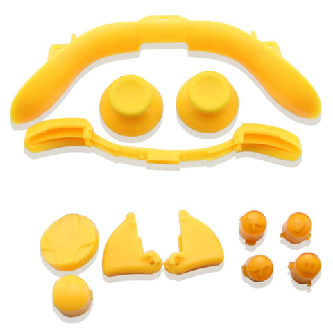 Button set for Microsoft Xbox 360 Controller plastic replacement - yellow | ZedLabz