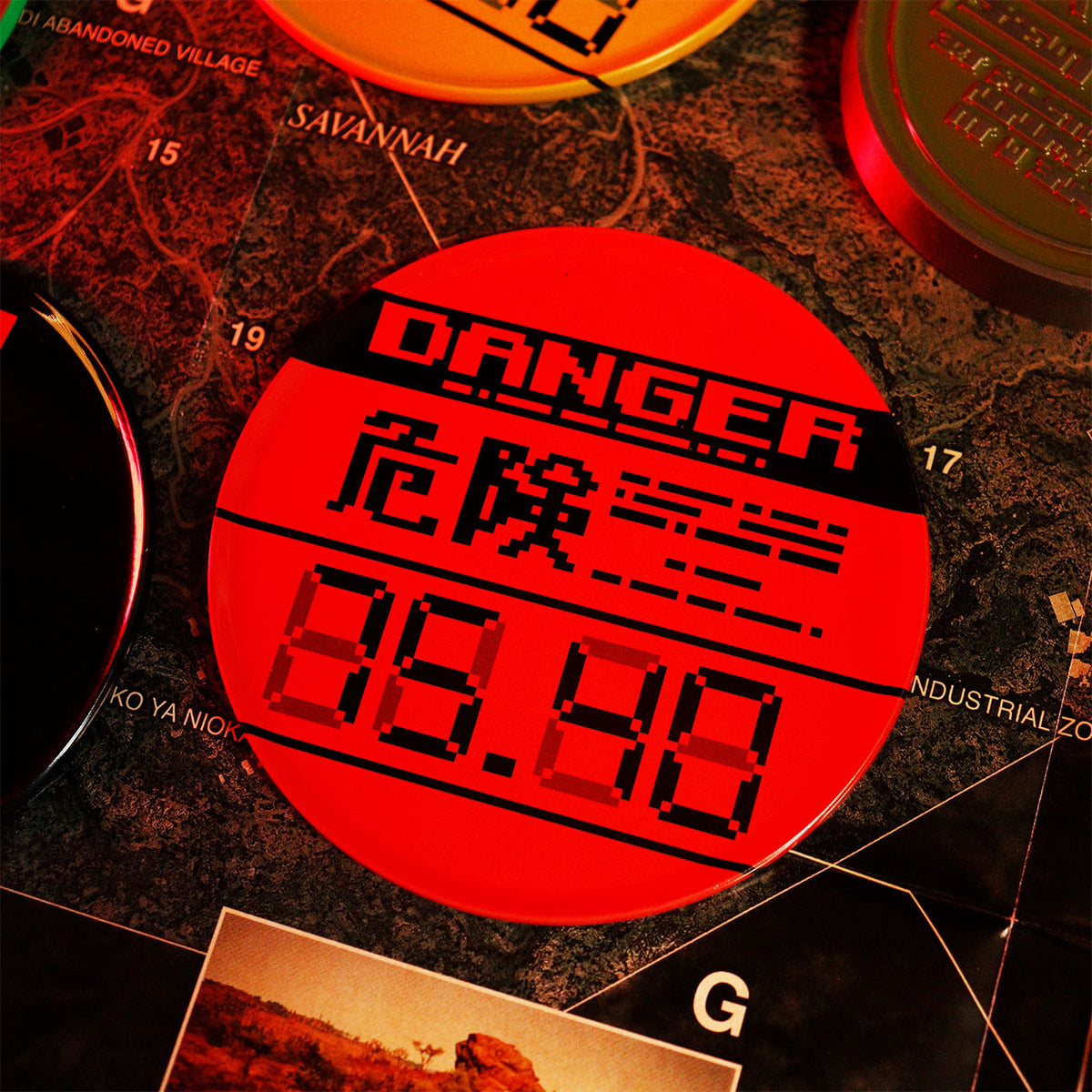 Metal Gear Solid Set of 4 Metal Coasters | Fanattik