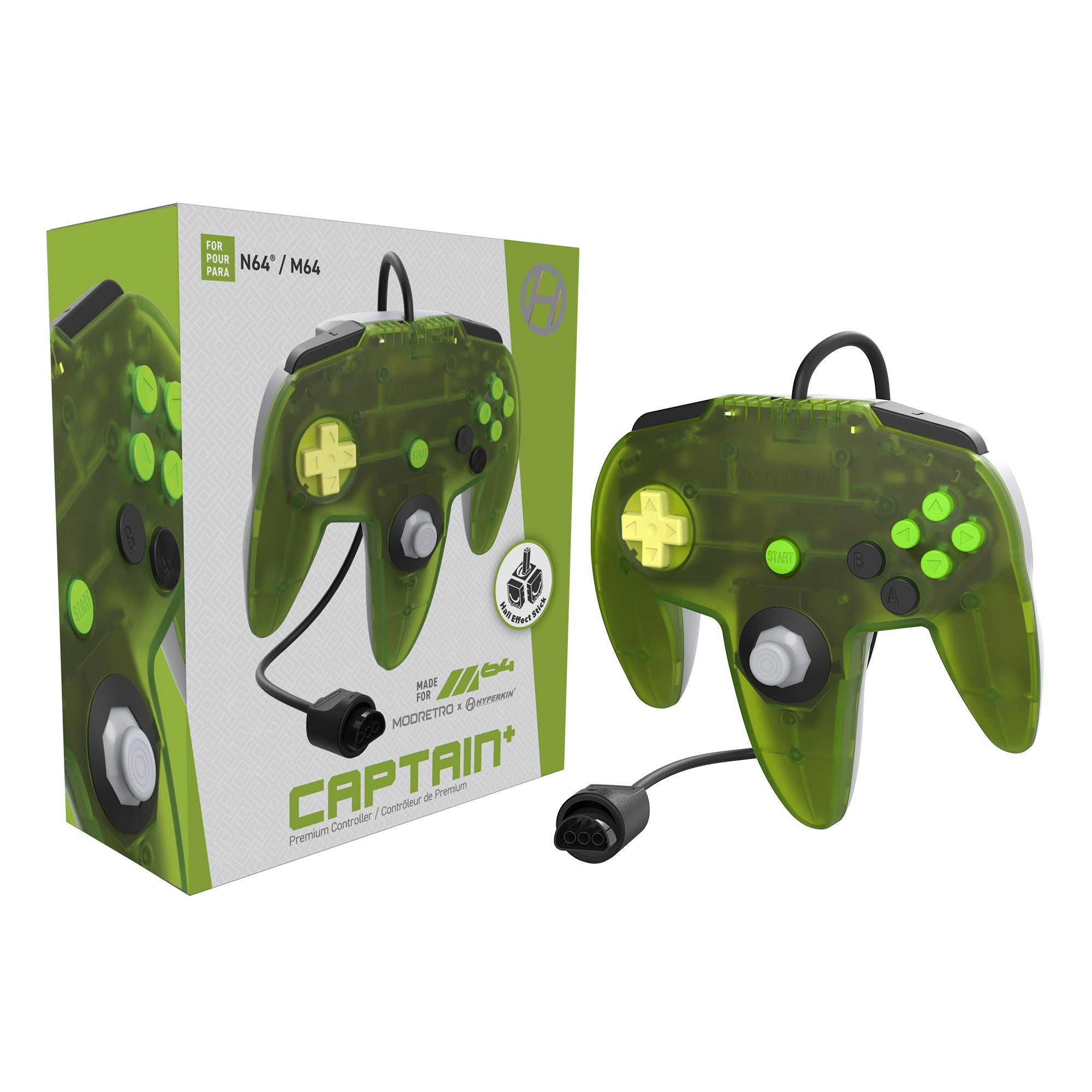 M64 Captain+ Premium Controller Special Edition - Emerald | Hyperkin