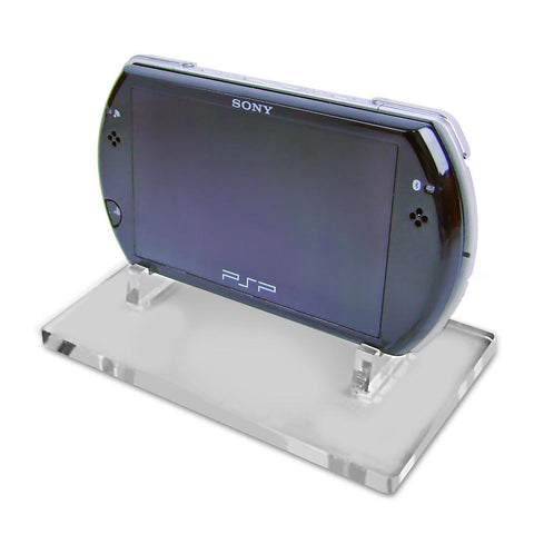 Display stand for Sony PSP Go handheld games console - Frosted Clear | Rose Colored Gaming