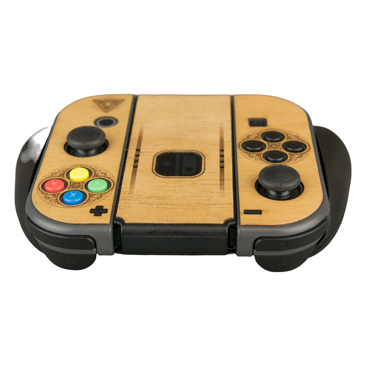 Real wood veneer kit for Nintendo Switch Joy-Con Controller - Mahogany Zelda Edition | Rose Colored Gaming