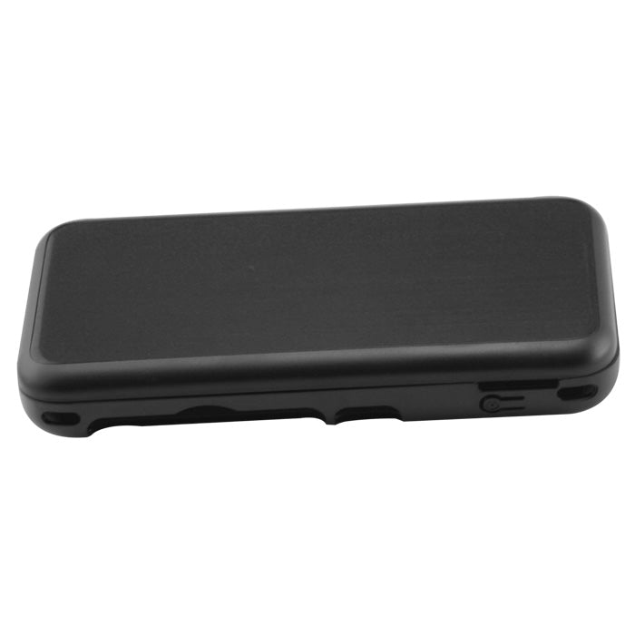 Hybrid case for New 2DS XL console Nintendo aluminium metal hard protective cover - black  | ZedLabz