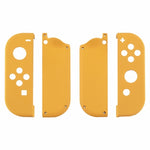 Housing shell for Nintendo Switch Joy-Con controller hard casing replacement soft touch - Yellow | ZedLabz