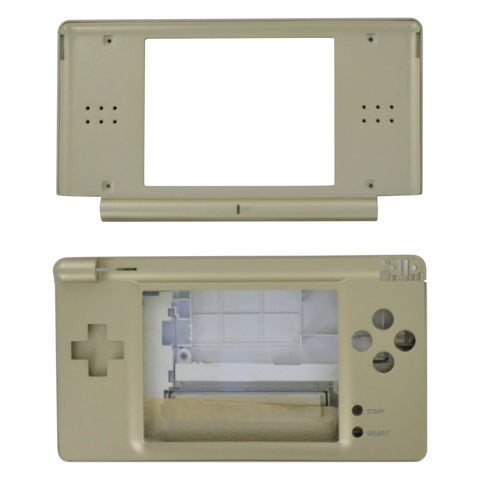 Full housing shell for Nintendo DS Lite console complete repair kit replacement - Mario Edition Gold | ZedLabz