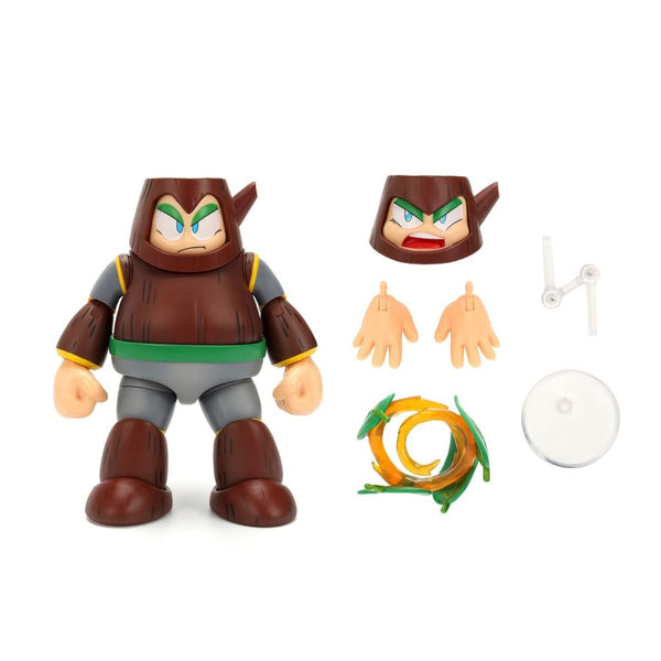 Mega Man Wood Man Deluxe 1:12 Scale Action Figure | Jada Toys