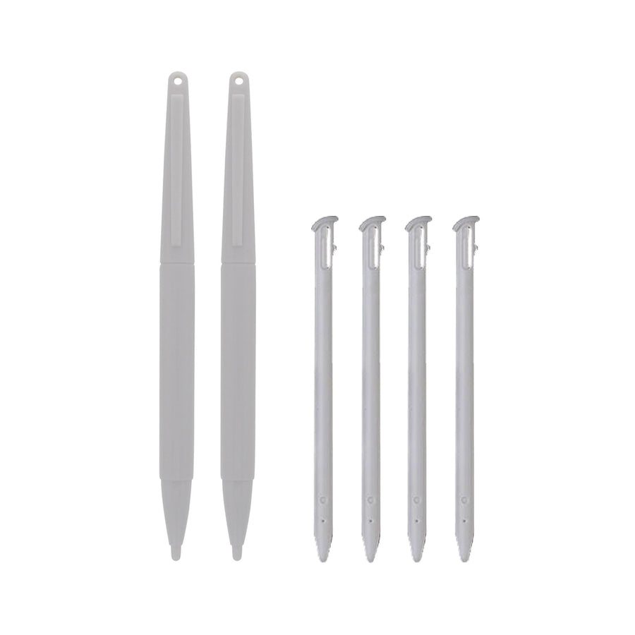 Replacement Standard & XL Stylus Pen Pack For 2015 Nintendo New 3DS - 6 Pack White | ZedLabz