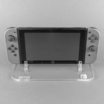 Display stand for Nintendo Switch handheld console - Frosted Clear | Rose Colored Gaming