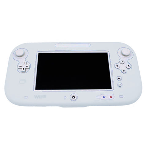 ZedLabz Protective Silicone cover for Wii U gamepad soft bumper cover - white