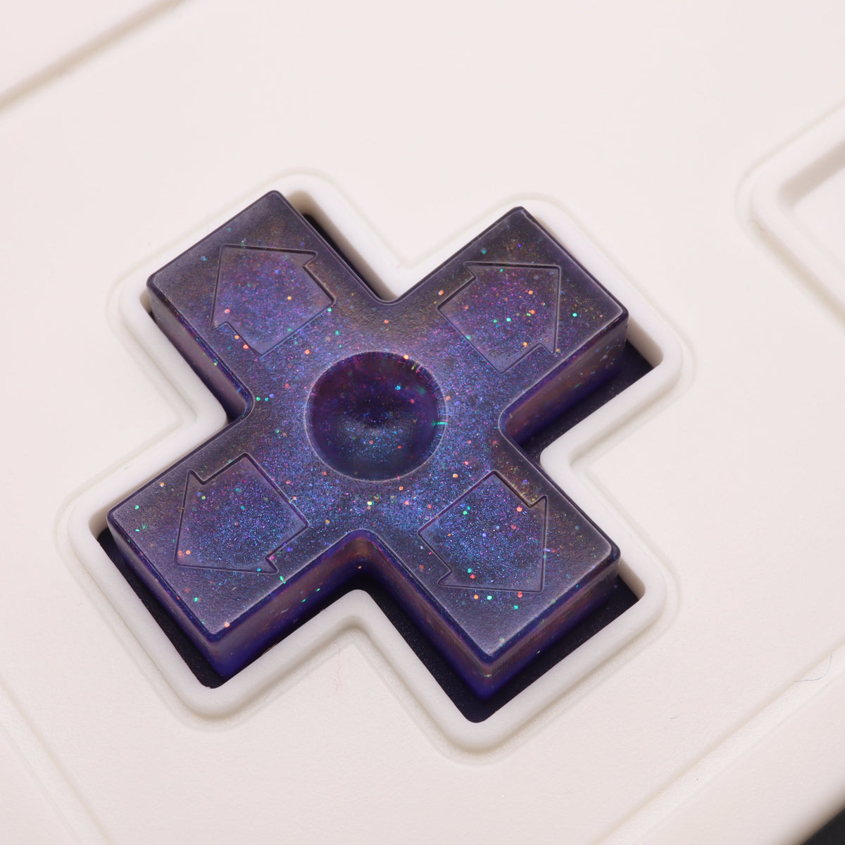 Hand cast custom resin buttons for Nintendo NES controller NES-004 (also fits Game Boy DMG-01) - Cosmic Purple | Lab Fifteen Co