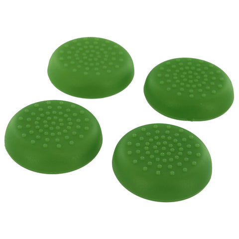 Thumbstick caps for Sony PS4 controller TPU protective analog grips - 4 pack Green | ZedLabz