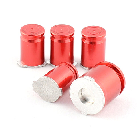 Aluminium Metal Bullet Button Set For Xbox 360 Controllers - Red | ZedLabz