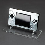 Display stand for Nintendo Game Boy Macro handheld console - Crystal Clear | Rose Colored Gaming