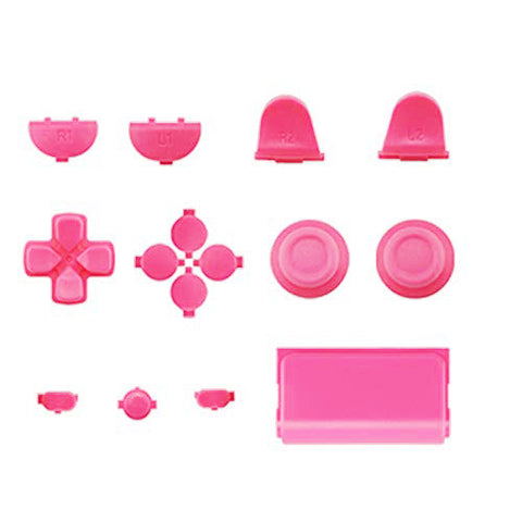 Replacement Full Button Set For 1st Gen Sony PS4 Controllers - Pink | ZedLabz