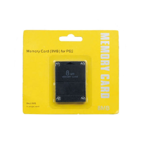 Memory card for PS2 PlayStation 2, PS2 Slim console retail pack - Black | ZedLabz