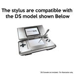 Plastic Stylus For Nintendo DS - 5 Pack Grey | ZedLabz 
