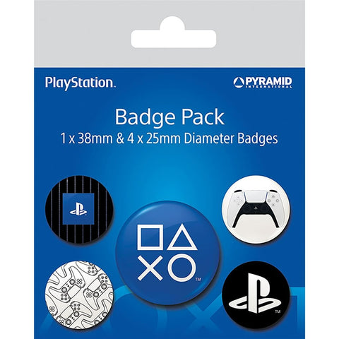 Playstation Everything To Play For Badge Pack of 5 | Pyramid