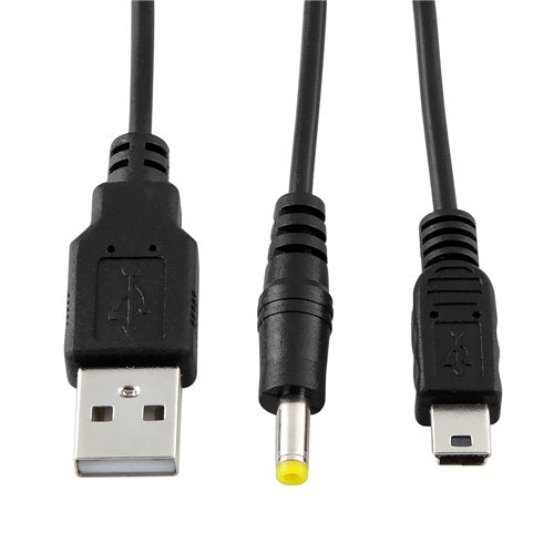 Data sync & charge cable for PSP Sony Data sync USB lead - Black | ZedLabz