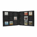 Game case for Nintendo 3DS, 2DS & DS 18 in 1 game cartridge folio style plastic storage case travel box - black REFURB | ZedLabz