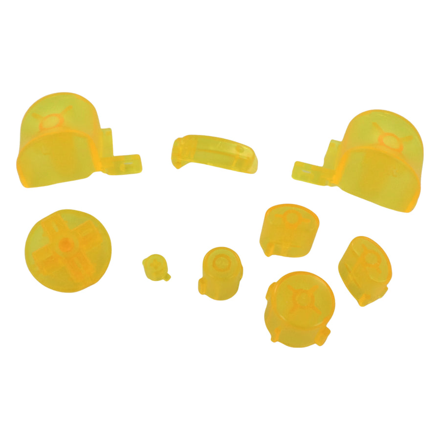 Replacement Button Set For Nintendo GameCube Controllers - Clear Yellow | ZedLabz