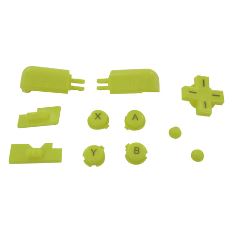 Replacement Button Set For Nintendo DS Lite - Yellow | ZedLabz