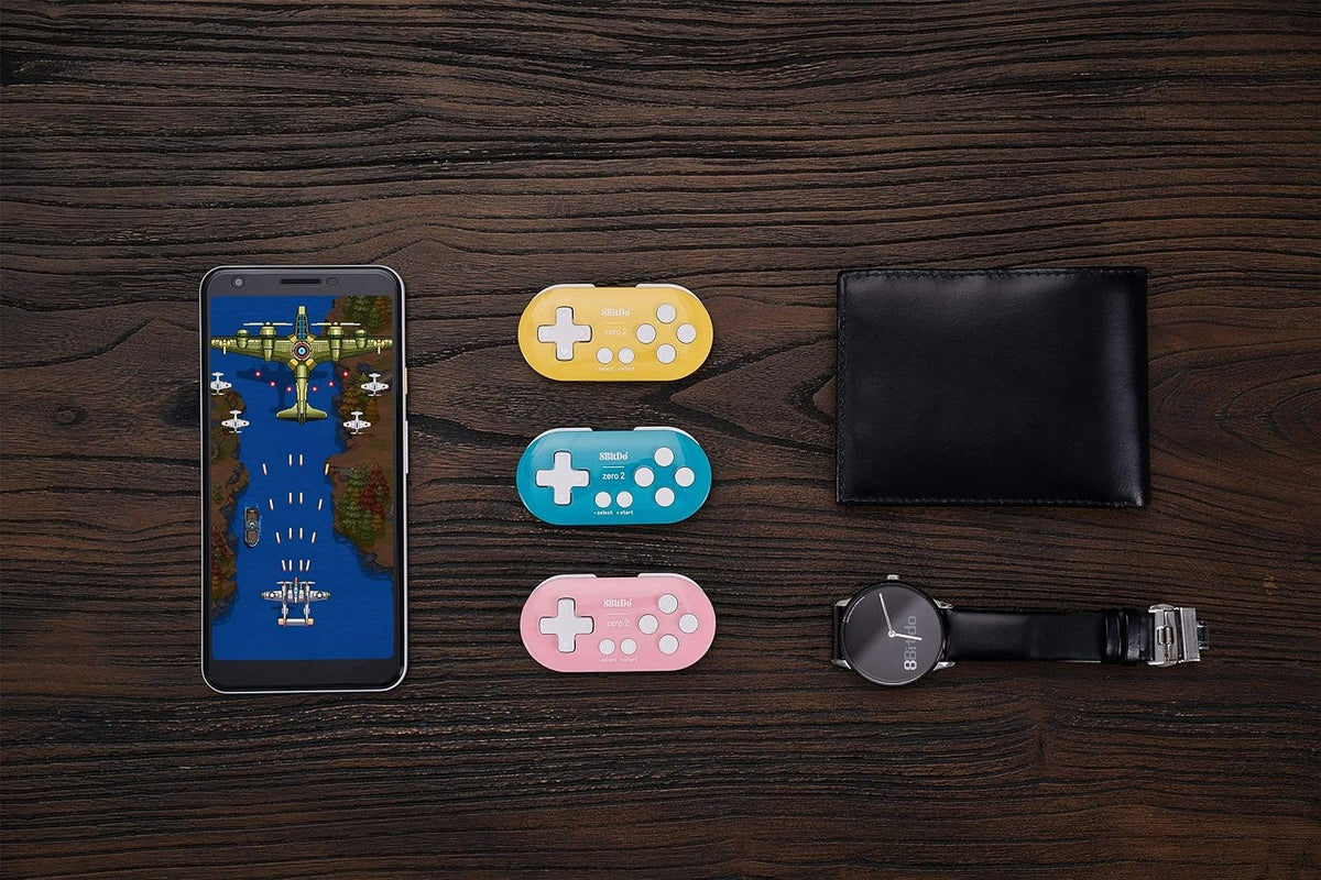Zero 2 mini Bluetooth controller for Switch, Windows, macOS & Android - Turquoise Edition | 8BitDo