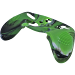 Skin grip cover for Xbox Series X controller soft silicone rubber with ribbed handle - Camo Green | ZedLabz