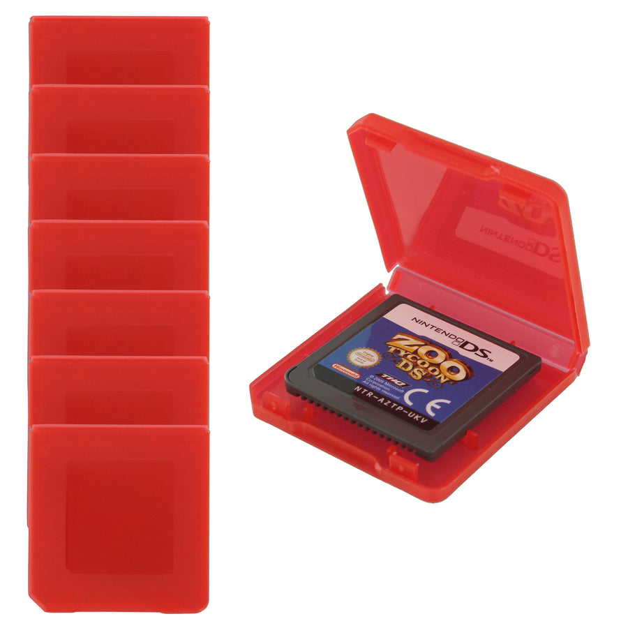 ZedLabz single game card case holder for Nintendo DSi & DS Lite - 8pk red