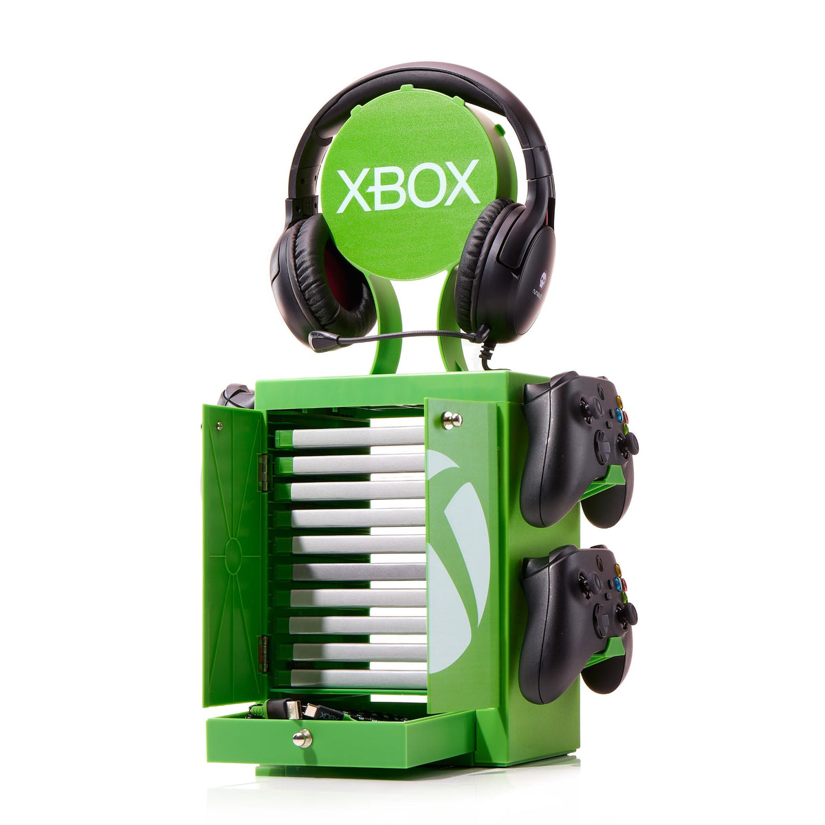 Gaming Locker for Xbox Series X|S & Xbox One - Official Xbox Green Edition | Numskull