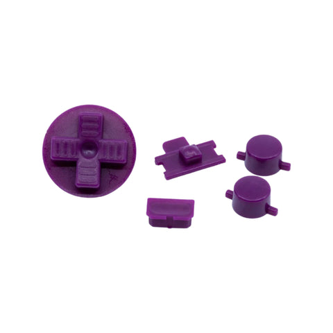 Button Set For Original Game Boy DMG 01 - Purple | Retro Modding