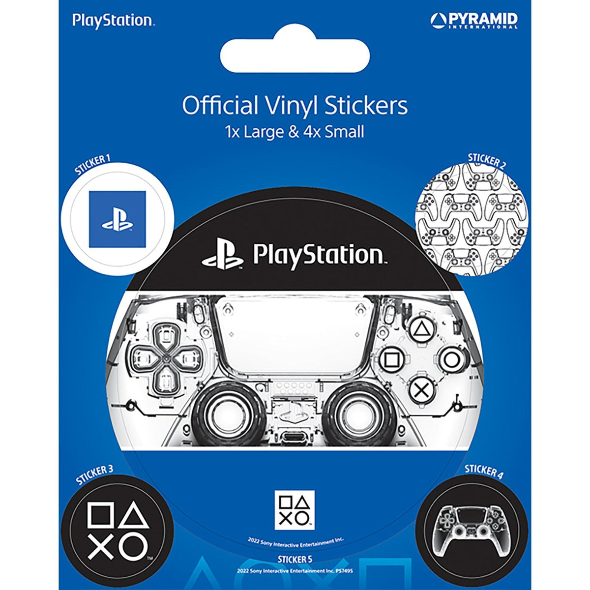 PlayStation X-Ray Section official vinyl sticker set | Pyramid