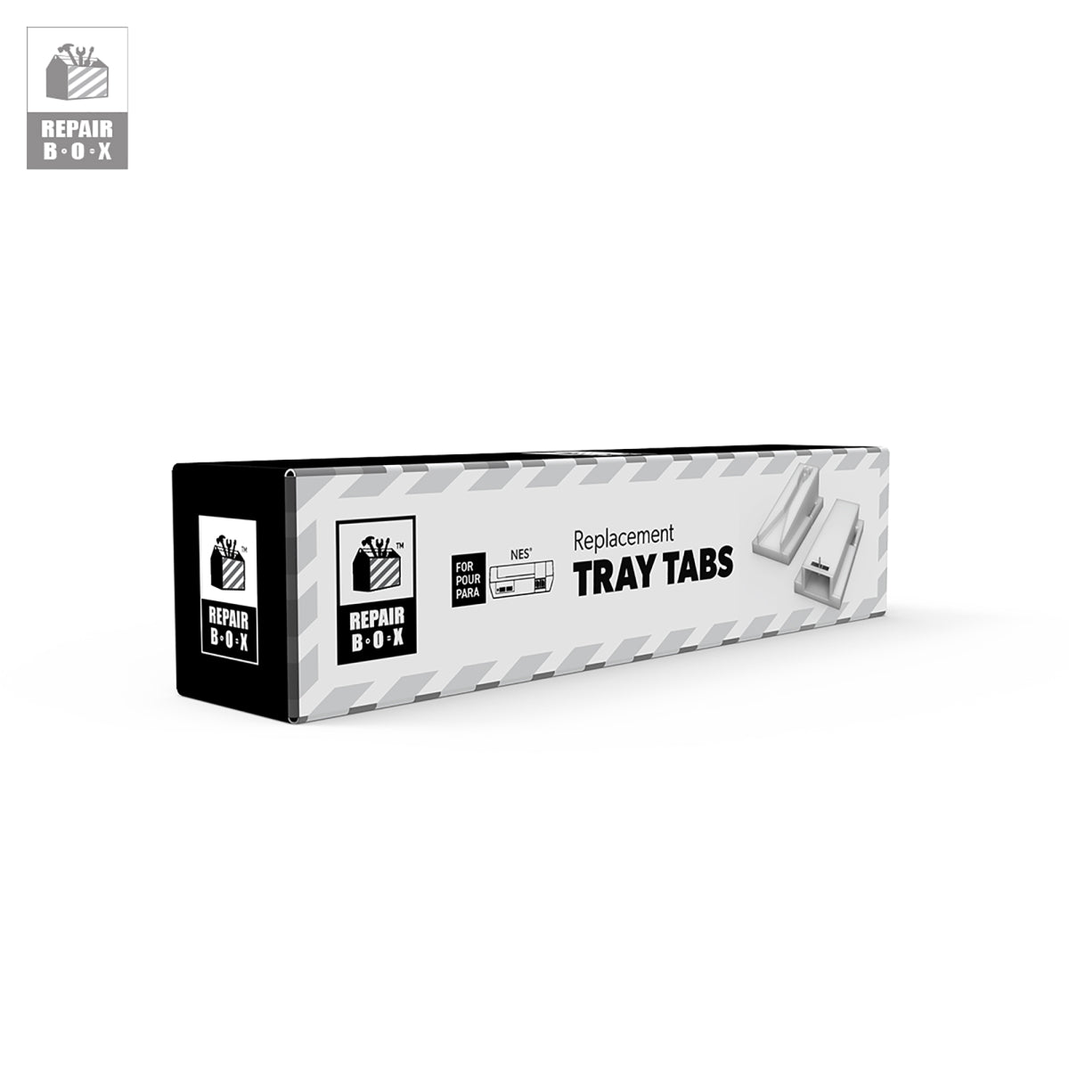 Replacement cartridge tray guide tabs for NES front loader console | Repairbox