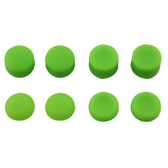 Thumbstick grips for PS4 Sony controller rubber silicone grip cover - 8 pack Green | ZedLabz