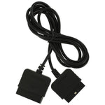 Extension cable for Sony PS2 PlayStation 2 & PS1 controllers 1.8m cord lead – Black | ZedLabz