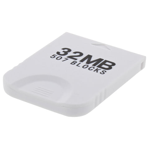 ZedLabz 32MB memory card for Nintendo GameCube GC & Wii 509 block - white