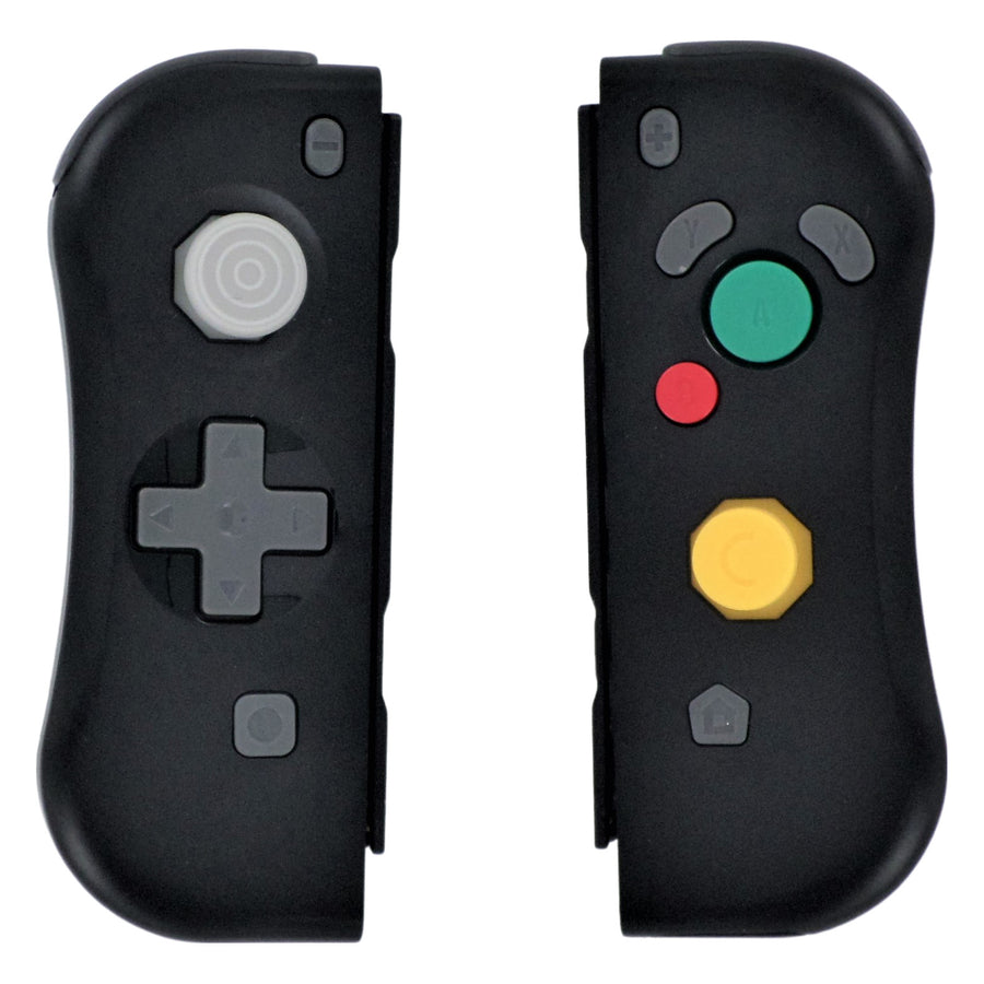 Joy Cons for Nintendo Switch compatible wireless controller left & right - NGC style Black | ZedLabz