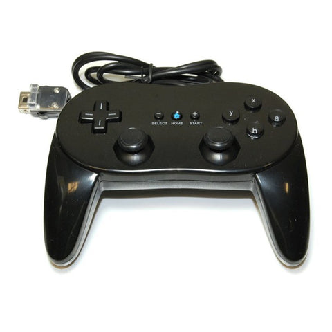 Controller For Nintendo Wii Classic Pro Remote Wireless joypad gamepad - 2 pack Black & White | ZedLabz
