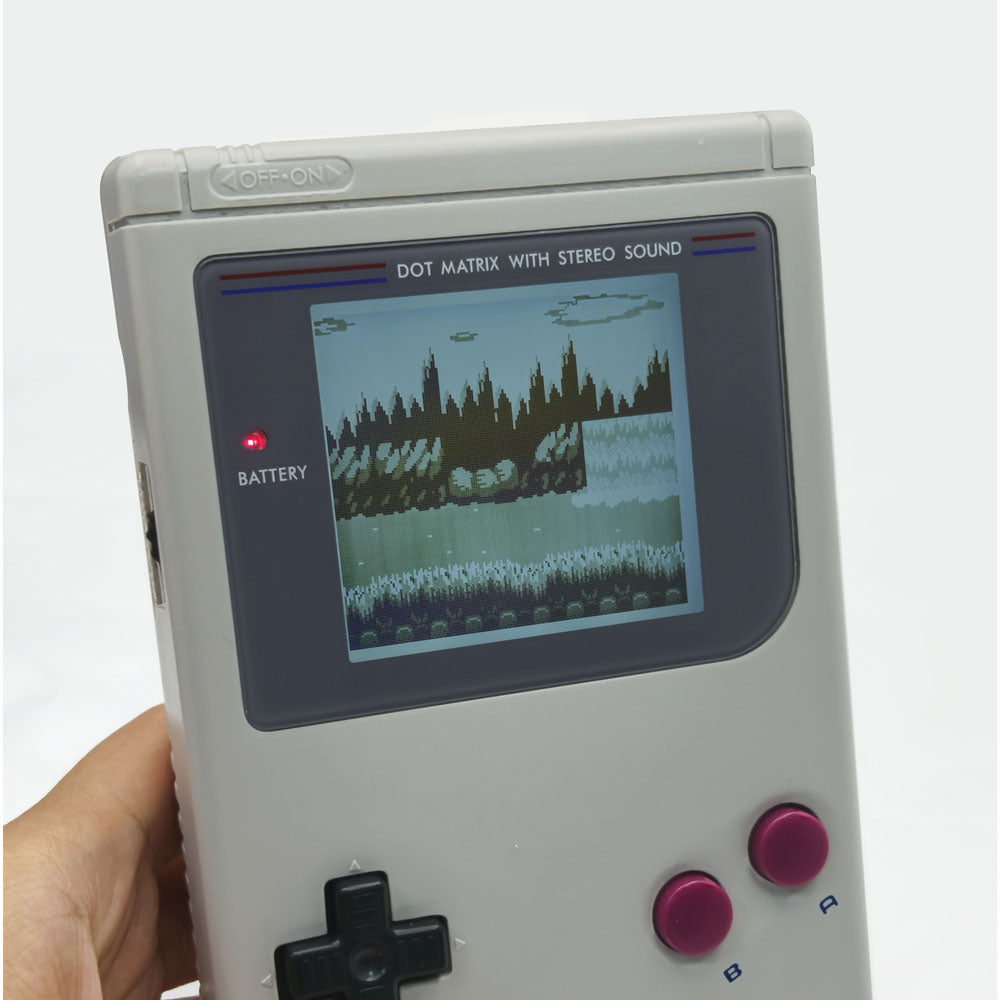 Grayscale 2.5" backlit LCD kit for Game Boy DMG with OSD menu - Only LCD kit | Hispeedido
