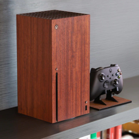 Real wood veneer kit for Microsoft Xbox Series X console | Rose Colored Gaming
