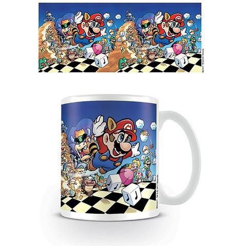 Super Mario art official mug 11oz/315ml white ceramic | Pyramid