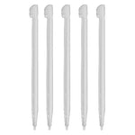 Stylus for DSi XL LL Nintendo console slot in touch pen compatible replacement - 5 pack white | ZedLabz