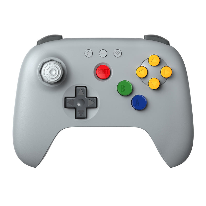 64 2.4G wireless controller for original Nintendo 64, Analogue 3D & Windows - Classic Grey | 8BitDo