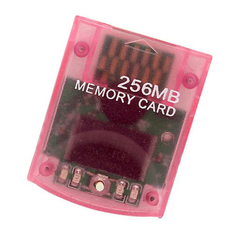 ZedLabz 256MB memory card for Nintendo GameCube GC & Wii 4086 block - pink