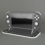 Display stand for Nintendo Switch Lite handheld console - Frosted Clear | Rose Colored Gaming