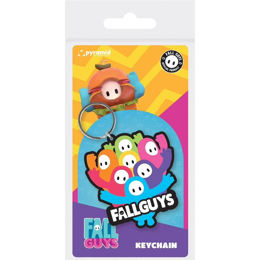 Fallguys the gangs all here PVC official Keychain | Pyramid
