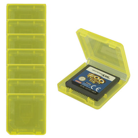 ZedLabz single game card case holder for Nintendo DSi & DS Lite - 8pk yellow