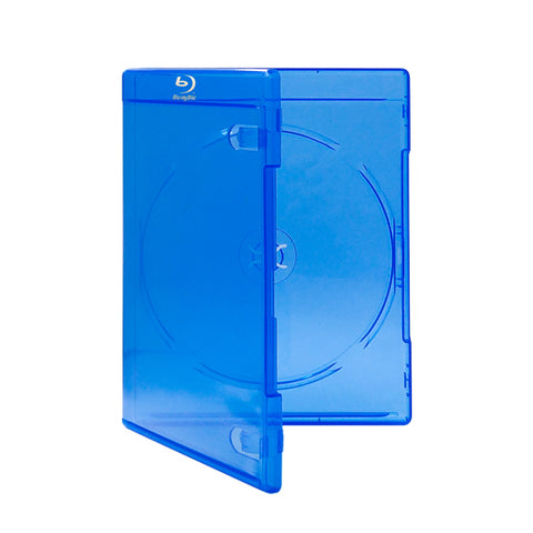 Case Blu ray retail case for 1 disc 15mm spine replacement - 2 pack blue | ZedLabz