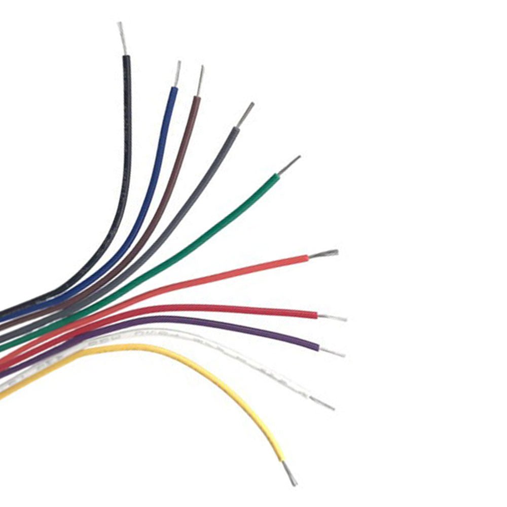 30AWG hookup wire stranded tinned copper PVC insulated 10 colours - 25cm length | ZedLabz - 1