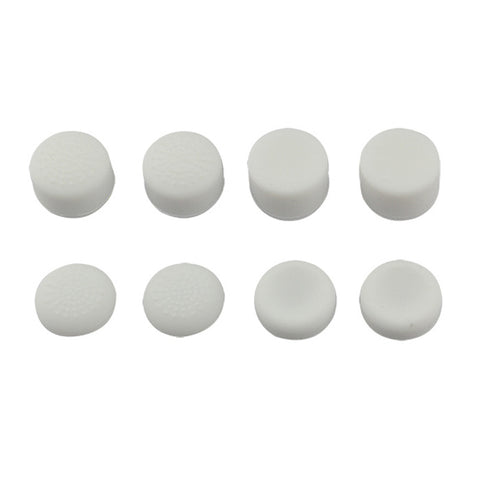 Thumbstick grips for PS4 Sony controller rubber silicone grip cover - 8 pack White | ZedLabz